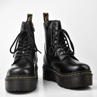 Dr.Martens เดิมหนังหนาด้านล่างมาร์ตินรองเท้าสุภาพสตรีแฟชั่นรองเท้าสั้นรองเท้ากันน้ำรองเท้าที่เพิ่มขึ้น