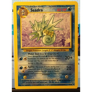 Pokemon Kortti Seadra 42/62 Fossil