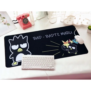 BAD BAD MARU  แผ่นรอง คีย์บอร์ด รองคีย์บอร์ด keyboard ลาย แบด แบด  ขนาด 30 x 70 cm แผ่นหนานุ่ม มียางกันลื่นด้านใต้  PMYL