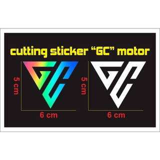 สติกเกอร์ติดตกแต่งมอเตอร์ GC MOTOR HITS Photochromic VARIO BEAT NMAX AEROX SUPRA GENIO FAZIO VESPA