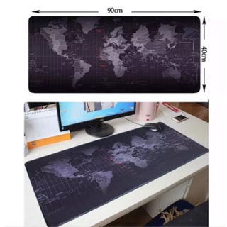 แผ่นรองเม้าส์ ลายแผนที่โลก World Map Mouse Pad