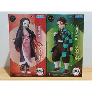 แพ๊คคู่ ดาบพิฆาตอสูร - Tanjiro &amp; Nezuko SPM SEGA Figure - Kimetsu no Yaiba - Demon Slayer ดาบพิฆาตอสูร ฟิกเกอร์