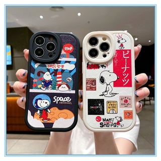 เคสไอโฟน 13 12 11 pro max น่ารัก การ์ตูน Snoopy หนังแกะ คุณภาพสูง เคส iPhone 11 12 pro max X XR XSMAX 6 7 8plus case soft เคสไอโฟน7พลัส เคสไอโฟน13 เคสi11