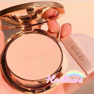 แท้💯 แป้งกุชชี่ Gucci Poudre De Beauté matte compact powder สี00, 01 ผิวขาวสาวเอเชีย