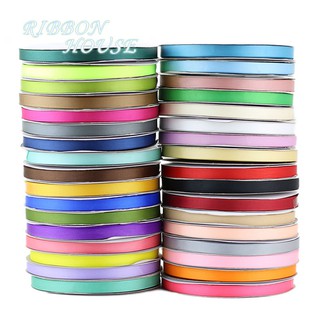 ริบบิ้นห่อของขวัญคริสต์มาส 1/4 นิ้ว (6 มม) grosgrain 100 หลา/ม้วน