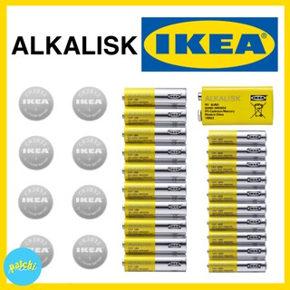 IKEA ALKALISK ถ่าน อัลคาไลน์ ขนาด AA AAA CR2032 ถ่านอเนกประสงค์ ถ่านไฟฉาย