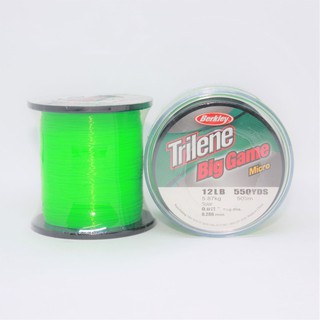 TRILENE Big Game 12LB เอ็นโหลดสีเขียวตอง