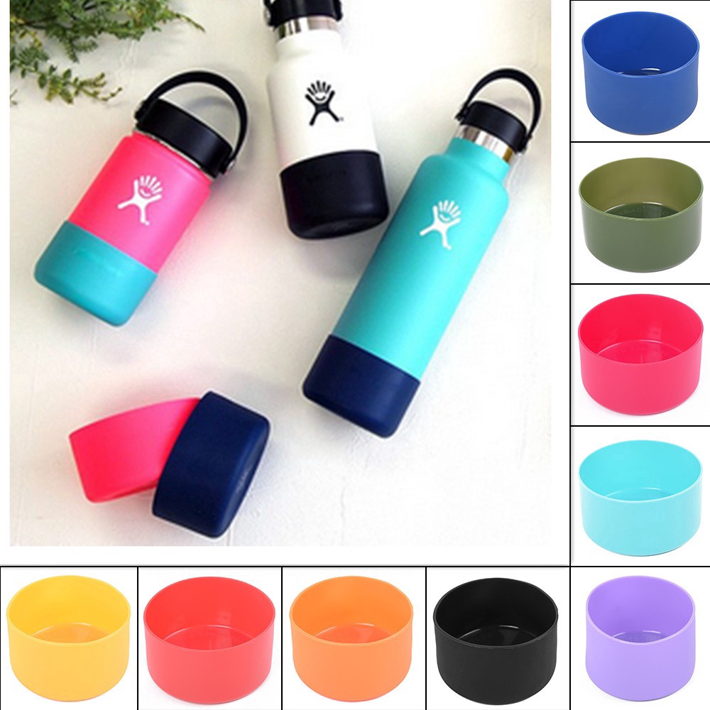 ซิลิโคนป้องกัน BOOT Sleeve Hydro Flask Hydroflask Kleen Kanteen Aquaflask Kool Hydro 7.5 ซม.9 ซม.Hyd
