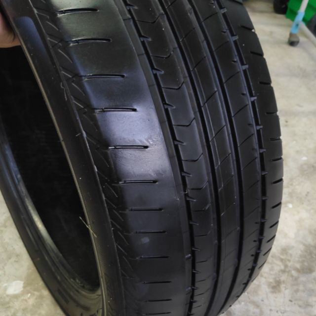 ยางรถยนต์มือสองสภาพดีขายยกชุด จำนวน 4 เส้น Bridgestone ECOPIA 215/55 R17 ยางสภาพดี ดอกยางสวย ไม่เคยแ