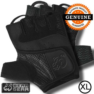 BEARGEAR ถุงมือยิมพร้อมสายรัดข้อมือ Gym Gloves Cross Fitness (XL-size)