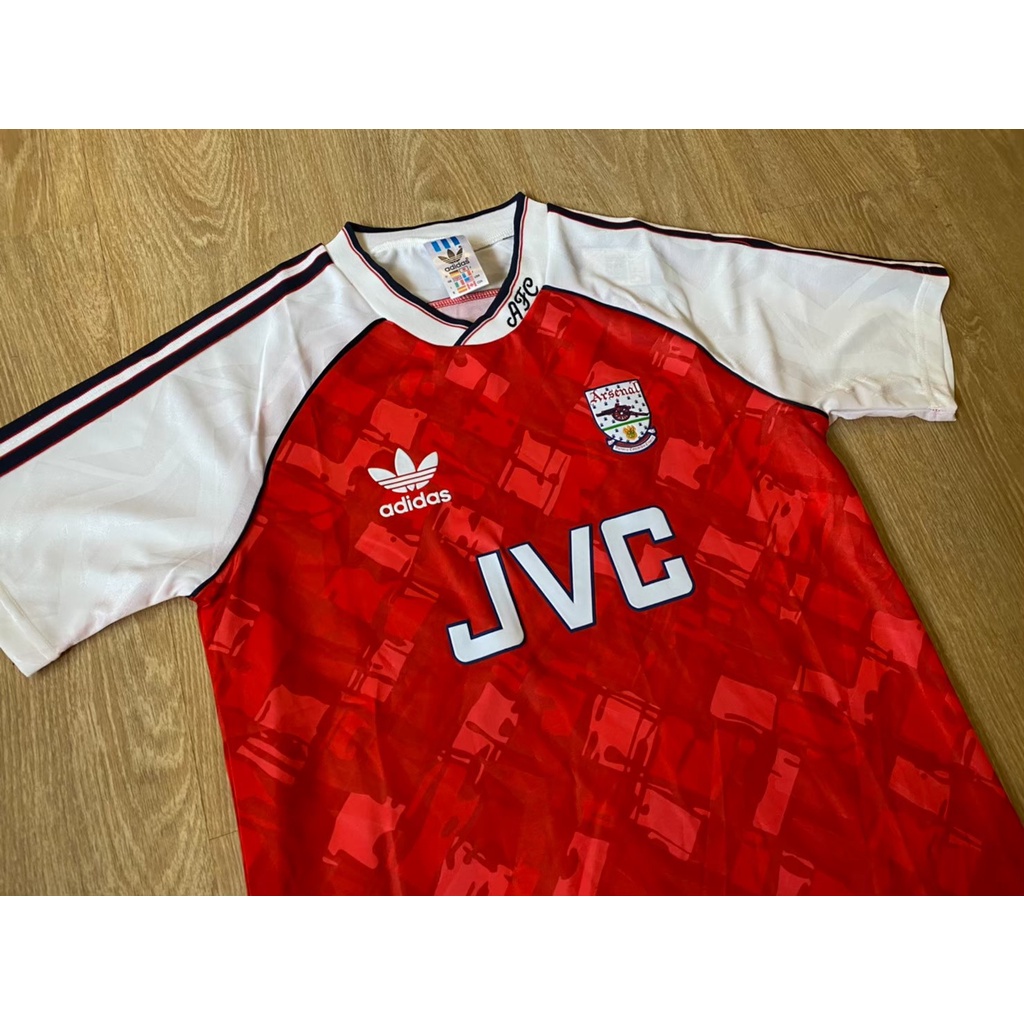 เสื้อฟุตบอลย้อนยุค - ทีม อาร์เซนอล Arsenal เหย้า  ปี  1990-1992