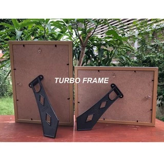 กรอบรูปสีขาว(2") ขนาด 10x12" , A4 , 8x12" , 8x10" ,6x8" *พร้อมกระจก+ขาตั้ง+หูแขวนผนัง*(DB-333)