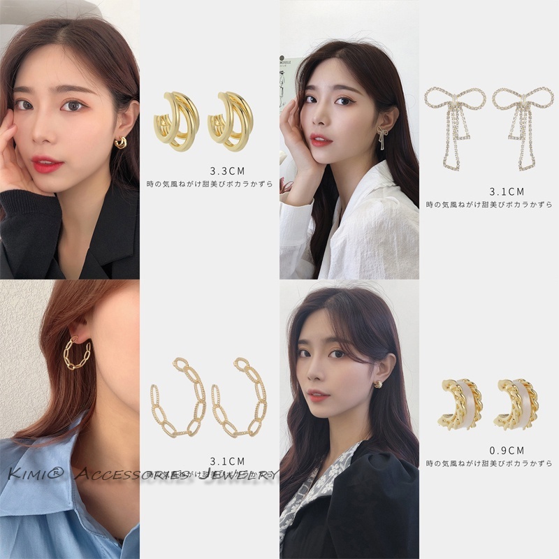 2023 S925 ต่างหูหรูหราสําหรับผู้หญิงชุดเจาะ High End Elegance Earings สําหรับผู้หญิงต่างหูแฟชั่นสําหรับเด็ก Hikaw