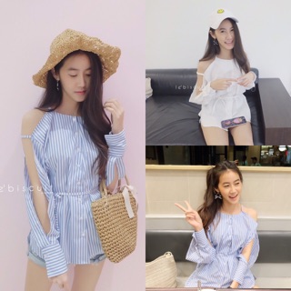 เสื้อผ่าแขน + เชือกผูกเอว 🐣🐯 Korean Style 🍃