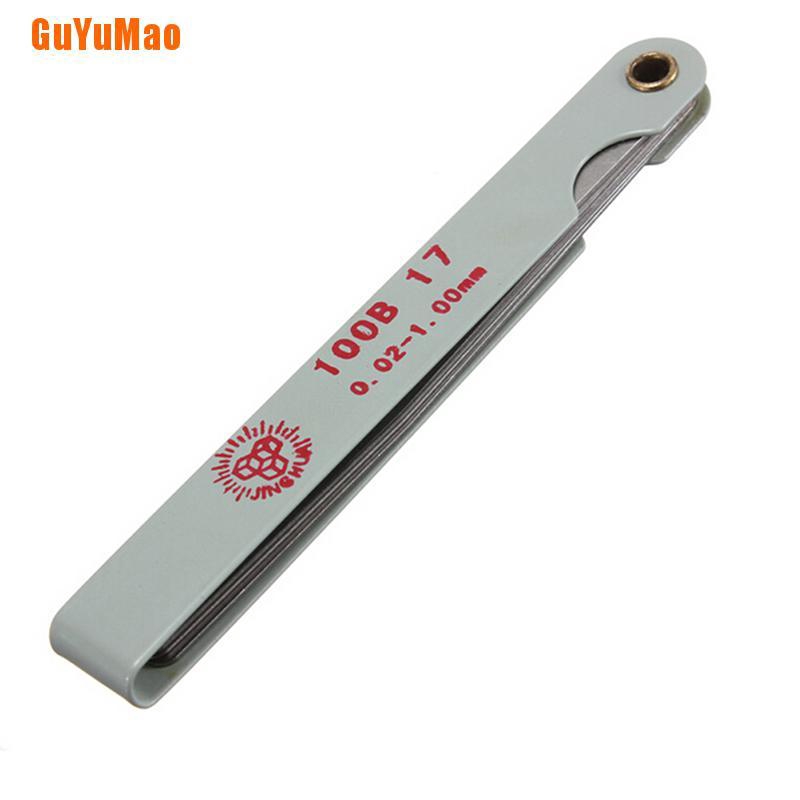 [GUYU] ที่มีประโยชน์เมตริก Feeler Gauge Gap Filler เครื่องมือวัดความหนา 17 เครื่องมือ Hot HOO