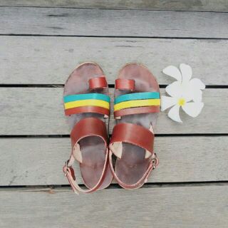 Leather Sandals ใส่ได้ทั้งแบบรัดส้นและรองเท้าแตะ