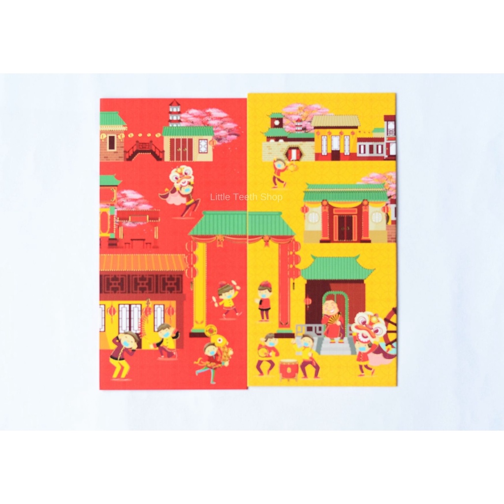 ปี 2021 Angpao Angpow หรือ Red Packet 红包ซีล - Aeon Mall พร้อมทิวทัศน์ CNY