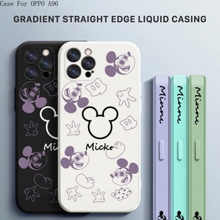 OPPO A96 A78 A77 A77S A76 A57 A36 4G 5G 2022 ออปโป้ สำหรับ Case Cartoon Mouse เคส เคสโทรศัพท์ เคสมือถือ