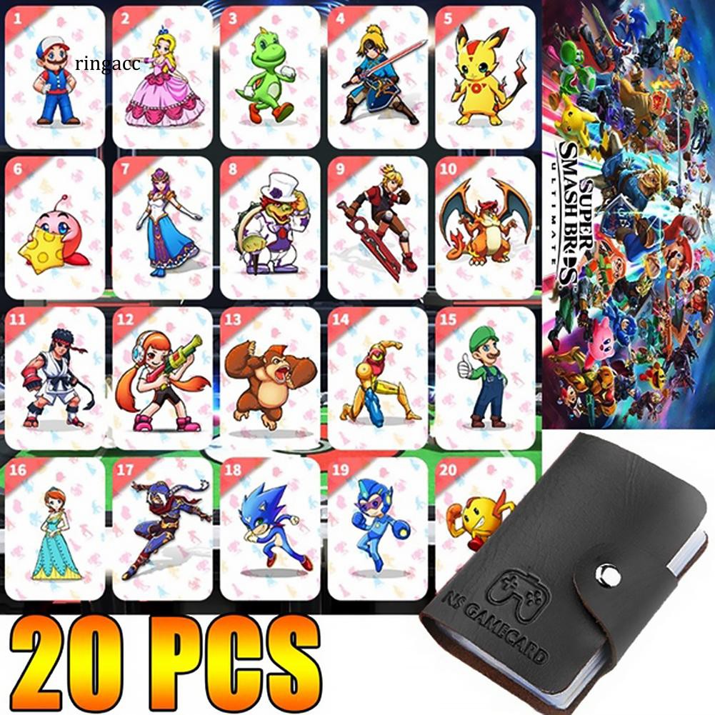 【 RAC 】 การ์ด NFC Super Smash Bros NFC 20 ชิ้นสำหรับ Amiibo Nintendo Switch NS