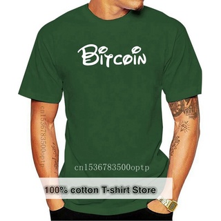 เสื้อยืดผ้าฝ้ายพิมพ์ลายแฟชั่น เสื้อยืดลําลอง แขนสั้น พิมพ์ลายโลโก้ Bitcoin Parody แฟชั่นสําหรับผู้ชาย