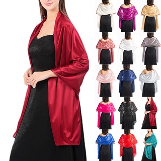 #NICEDAY-Ladies Evening Dress Party Bride Bridesmaid Dress Shawl Scarf