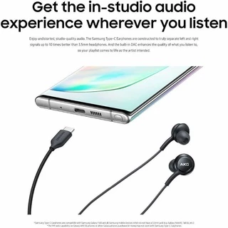 SAMSUNG Original Type-CหูฟังEO-IG955ชุดหูฟังIn-ear Type-Cพร้อมไมโครโฟนสําหรับSamsung galaxy NOTE 10 /20 S20 S21 S10 PLUS AKGชุดหูฟัง