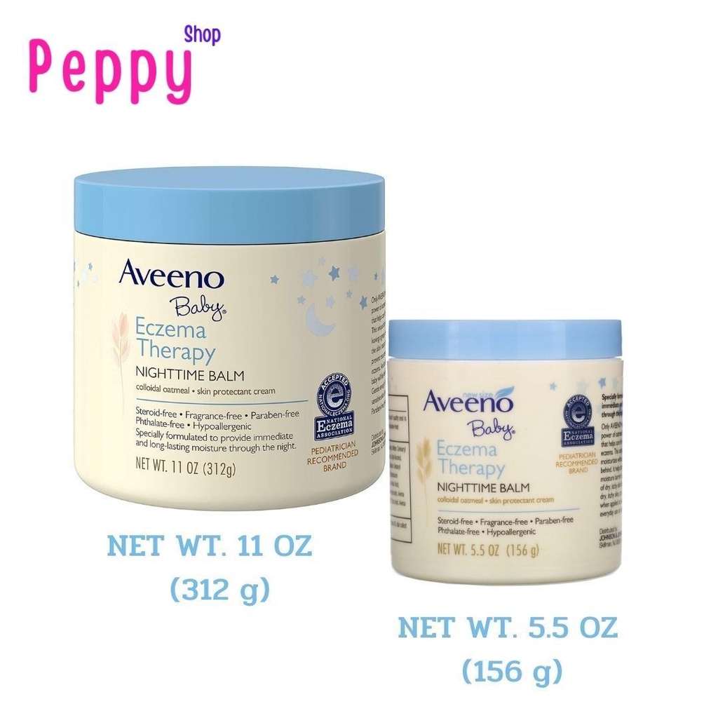 Aveeno Baby® Eczema Therapy Nighttime Balm บาล์มบรรเทาอาการคันผิวสำหรับเด็กทารก