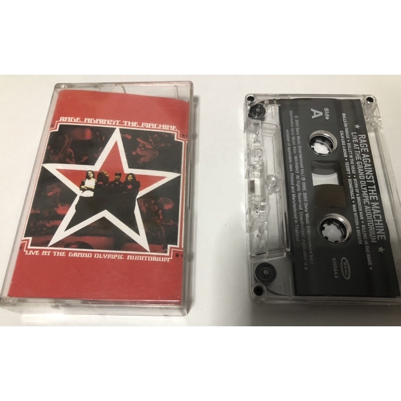 เทปคาสเซ็ทแท้ เพลงสากล วง Rage Against the Machine - Live at the Grand Olympic Auditorium สภาพสะสม