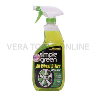 น้ำยาทำความสะอาดล้อรถรถยนต์ ล้อแม็กหรือยางรถยนต์ ขนาด 24oz Simple Green All-Wheel Cleaner