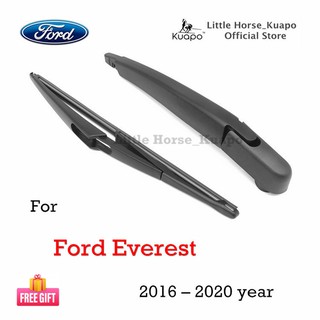 ชุดปัดน้ำฝนหลังยี่ห้อ Kuapo สำหรับปี 2016 ถึงปี 2020 Ford Everest (แขนปัดน้ำฝนด้านหลัง + ใบปัดน้ำฝนด้านหลัง) ชุดปัดน้ำฝนหลัง ฟอร์ดเอเวอเรสต์