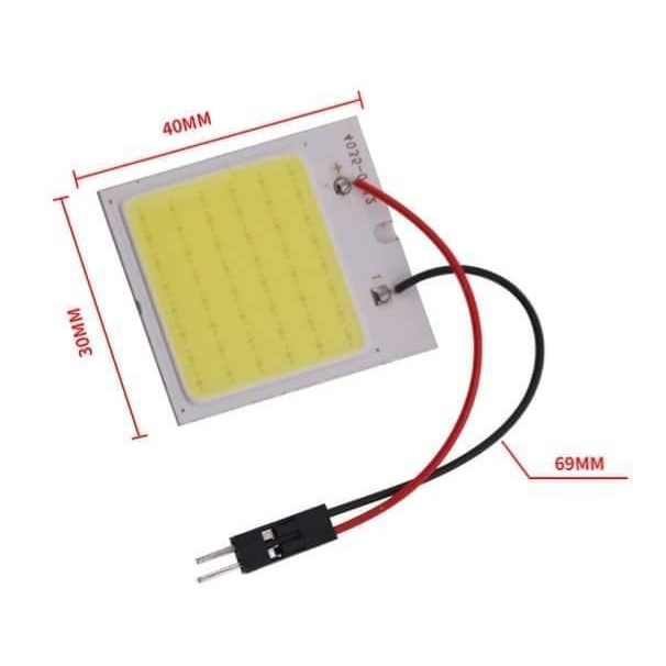 LED 48 LED COB 4W 12V ขนาด 40x35 mm. แสงขาว 6000K , 6500K ,