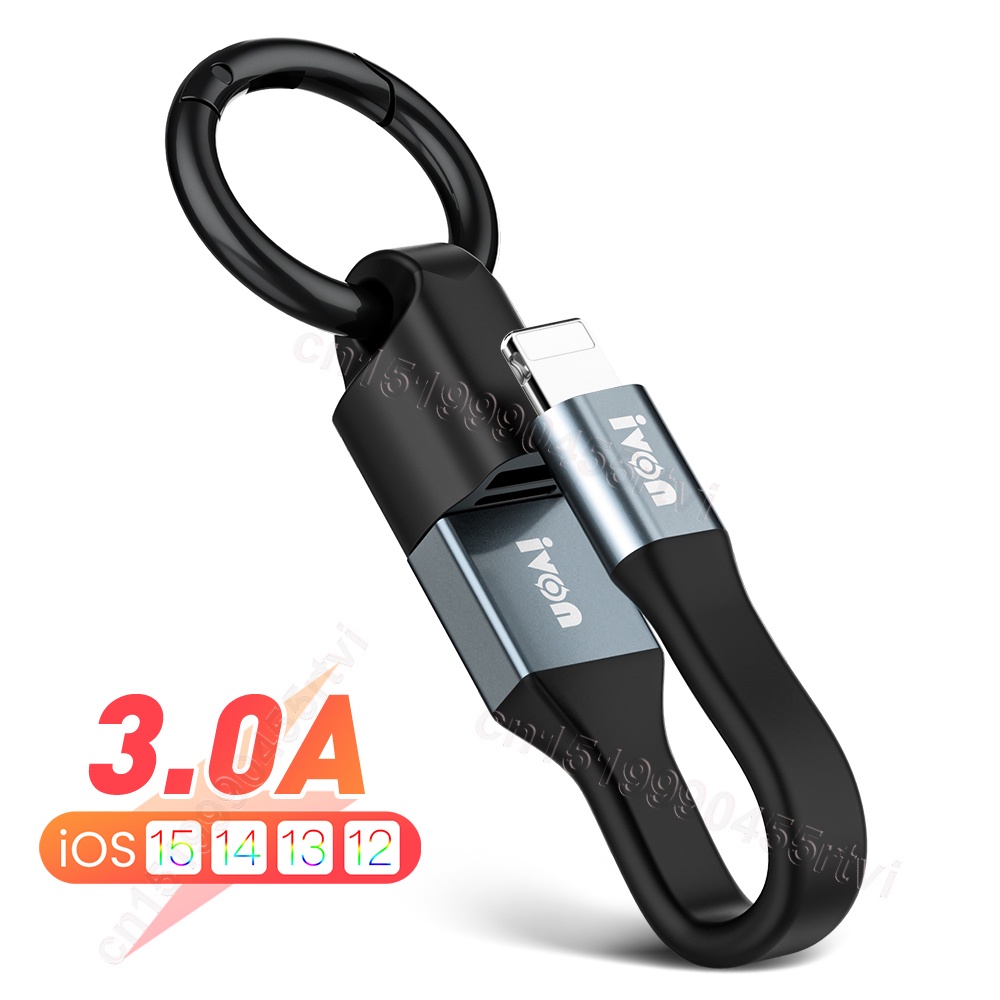 Mini Keychain Portable Usb Data Cable For Iphone 3a Fast Charging Micro ...