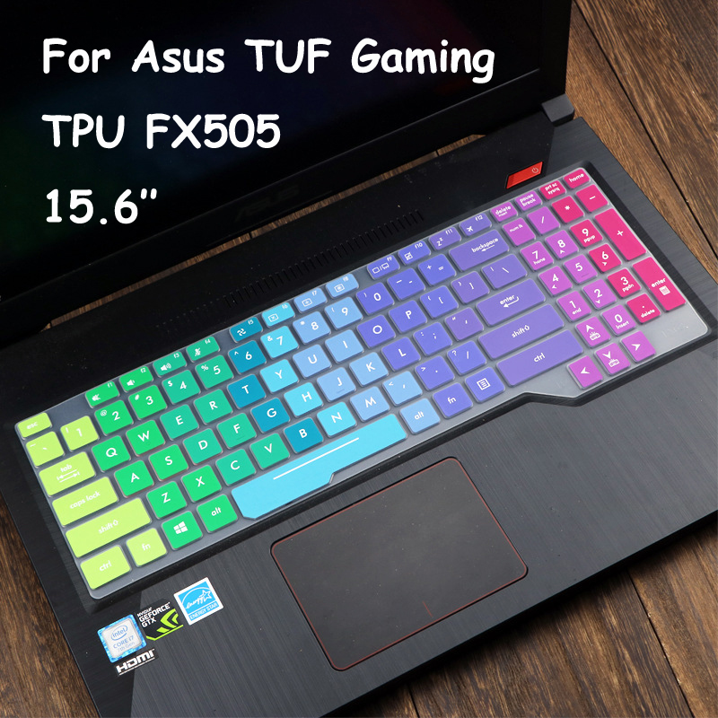 Keyboard Cover For Asus TUF Gaming FX505 Fx505ge FX505DV FX505G FX 505 GD DT GM FX505GM FX505GD Fx505DT 15.6'' Laptop Keyboard Protector Skin ROG Silicone