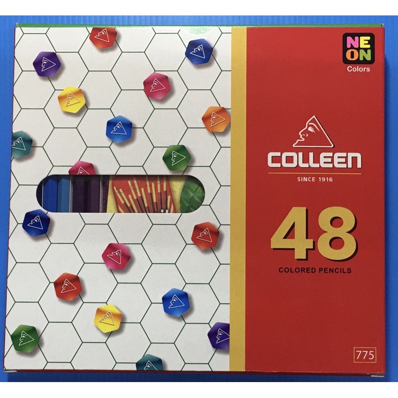 สีไม้ยาว 48 แท่ง 48 สี คอลลีน 775