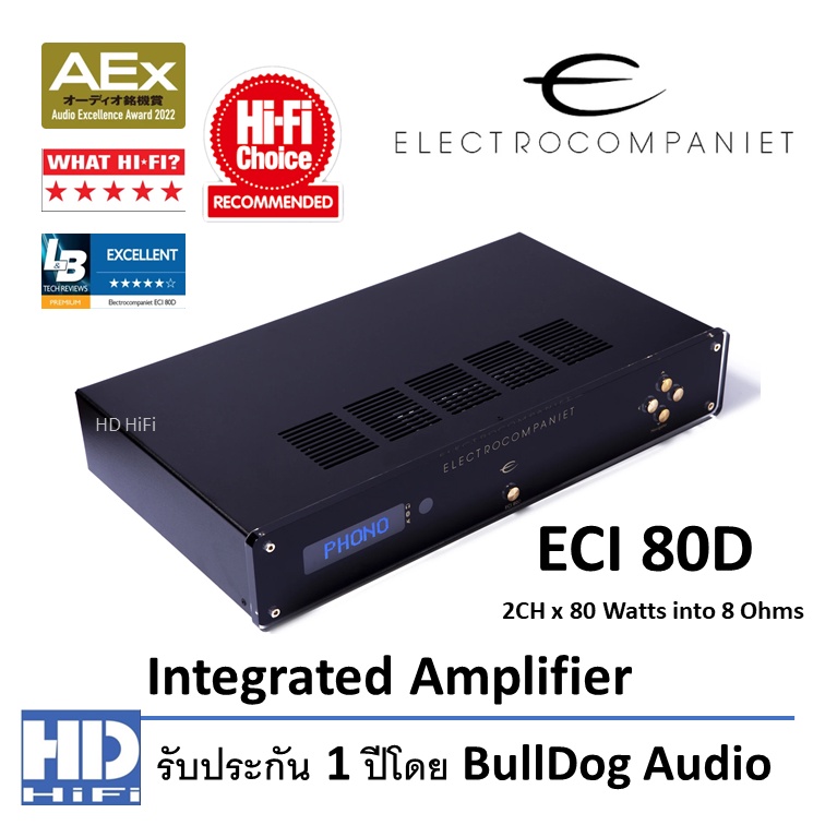 ELECTROCOMPANIET ECI 80D Black Integrated Amplifier 80W x2CH