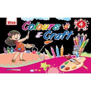 DKTODAY หนังสือ VIVA COLOURS &amp; CRAFT BOOK 4 ( VIVA BOOKS )