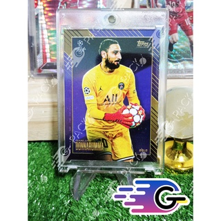 การ์ดนักฟุตบอล 2021 topps gold x tyson beck uefa champions gianluigi donnarumma