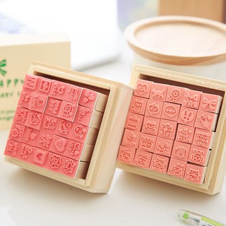 🐰ตราปั้มลายน่ารักๆ เซต25ลาย DIY Stamp💗