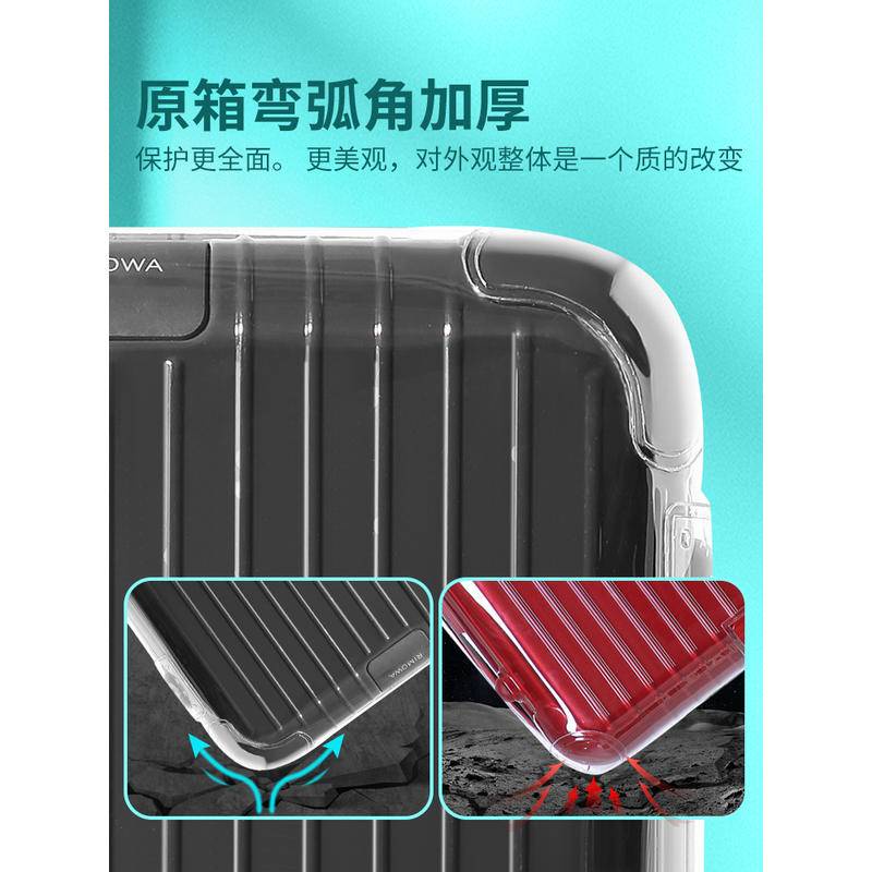 ผ้าคลุมกระเป๋าเดินทาง แบบหนา สีโปร่งใส สําหรับ Essential Trunk Plus 31 33 นิ้ว rimowa