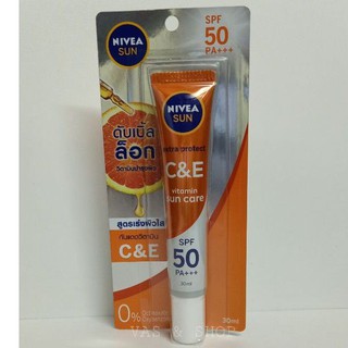 NIVEA นีเวีย ซัน ซีแอนด์อี เอสพีเอฟ50 พีเอ+++ กันแดดวิตามิน ซีแอนด์อี ขนาด 30 มล.