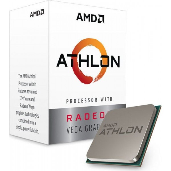 CPU AMD AM4 ATHLON 3000G 3.5GHZ 2Core 4thread / ATHLON 200GE ของใหม่ ประกัน3ปี รองรับ MSI B450 Asrock b450