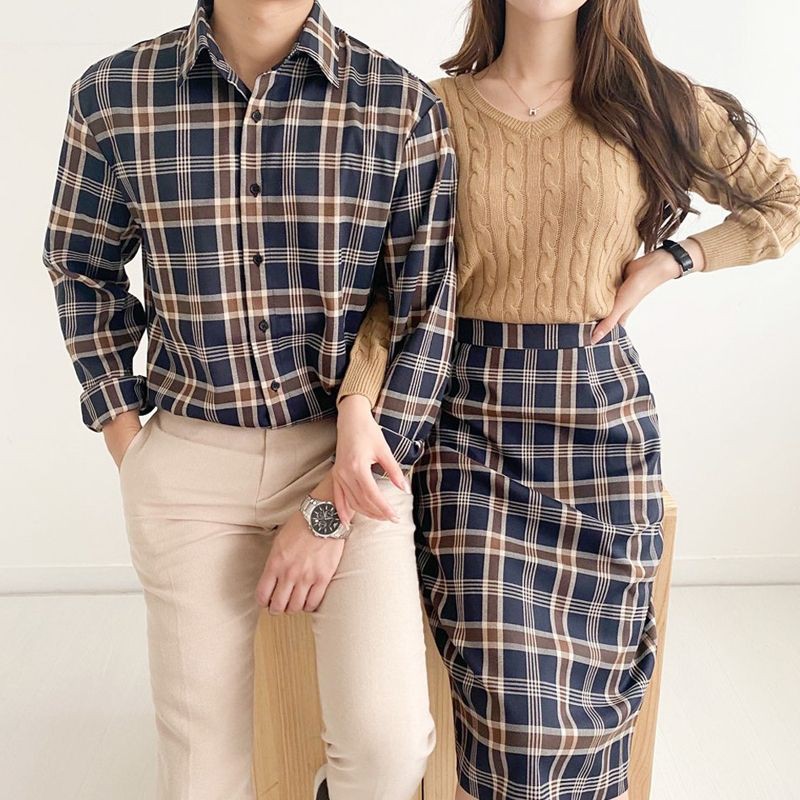 ️ชุดคู่รัก Matching T Shirt His Hers Couple Shirt Unisex Casual Matching Clothes Anniversary GiftCou