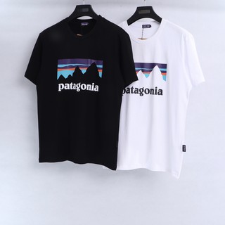 เสื้อยืดแขนสั้นพิมพ์ลาย paagonia สไตล์คลาสสิกย้อนยุคสําหรับผู้ชาย