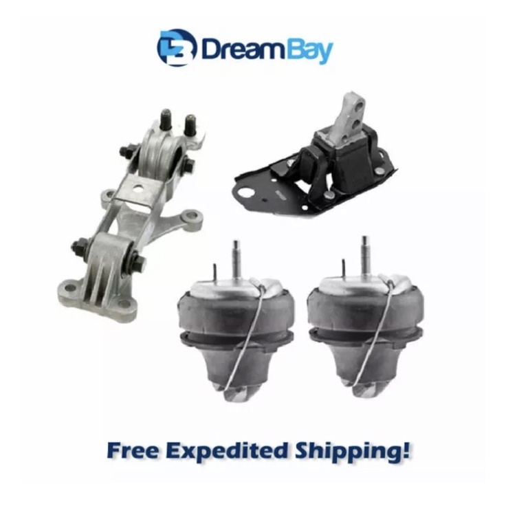 1999-2005 for Volvo S80, XC90 2.5L 2.8L 2.9L Engine & Torque Strut Mount 4PCS