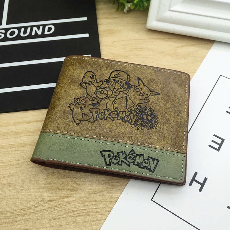 One Piece Fairy Tail Pokemon Attack on Titan Detective Conan DOTA2 กระเป๋าสตางค์หนัง PU ที่เดินทางมาพักผ่อน