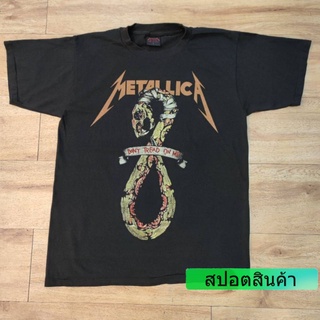 METALLICA ©Pushead เสื้อวงดนตรี เสื้อวงร็อค ลายเสื้อวงเมทาริก้า ลายงู