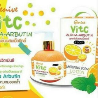 Genive VitC Alpha-Arbutin Whitening Body Lotion 