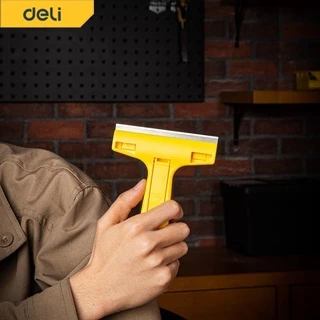 [ฟรีใบมีด] Deli ขูดลอกฟิล์ม มีดขูดสี มีดขูดทำความสะอาดกระจก พร้อมใบมีด มีใบมีด 10 เเละไม่มีใบมีด Plastic Scraper