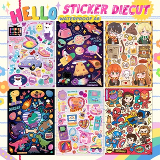 สติ๊กเกอร์ ไดคัท กันน้ำ ลอกแล้วติดได้เลย Sticker die-cut x New [รหัสG]