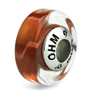 OHM Beads รุ่น Mulled - Murano Glass Charm เครื่องประดับ บีด เงิน เแก้ว จี้ สร้อย กำไล OHMThailand